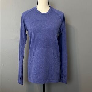 lululemon athletica Heathered Blue Sweatshirt